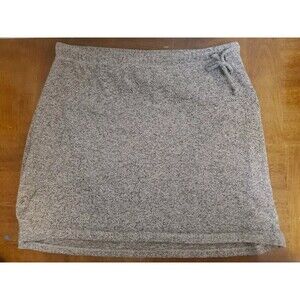 Freedom Trail Gray Terry Skort Skirt Bow Athletic Athleisure Size XL